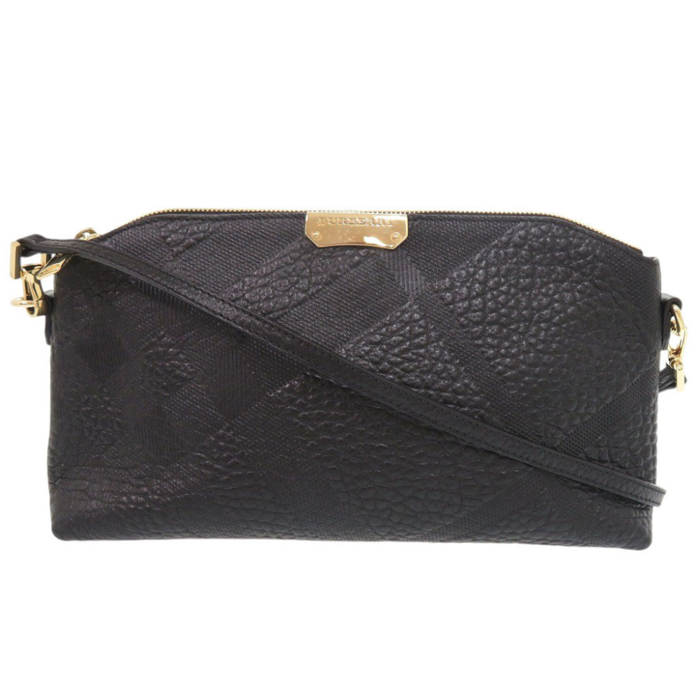 Burberry Chichester Leather Black Shoulder Bag 0640BURBERRY